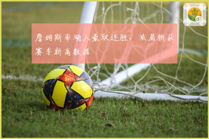 詹姆斯率湖人豪取连胜,浓眉斩获赛季新高数据